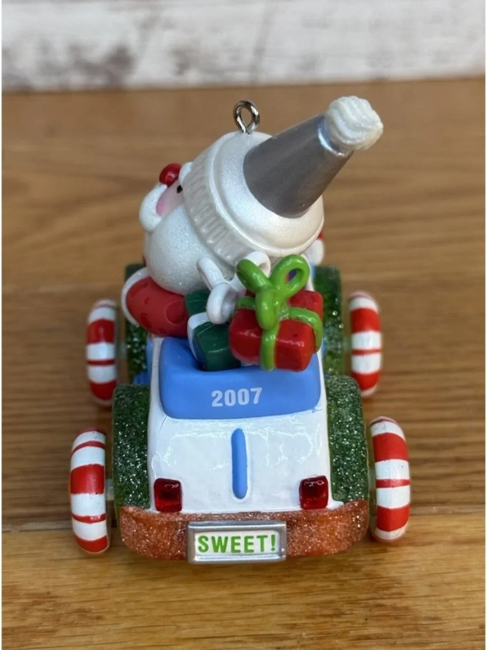 Hallmark Keepsake Ornament 2007 Santa's Sweet Ride Candy Car